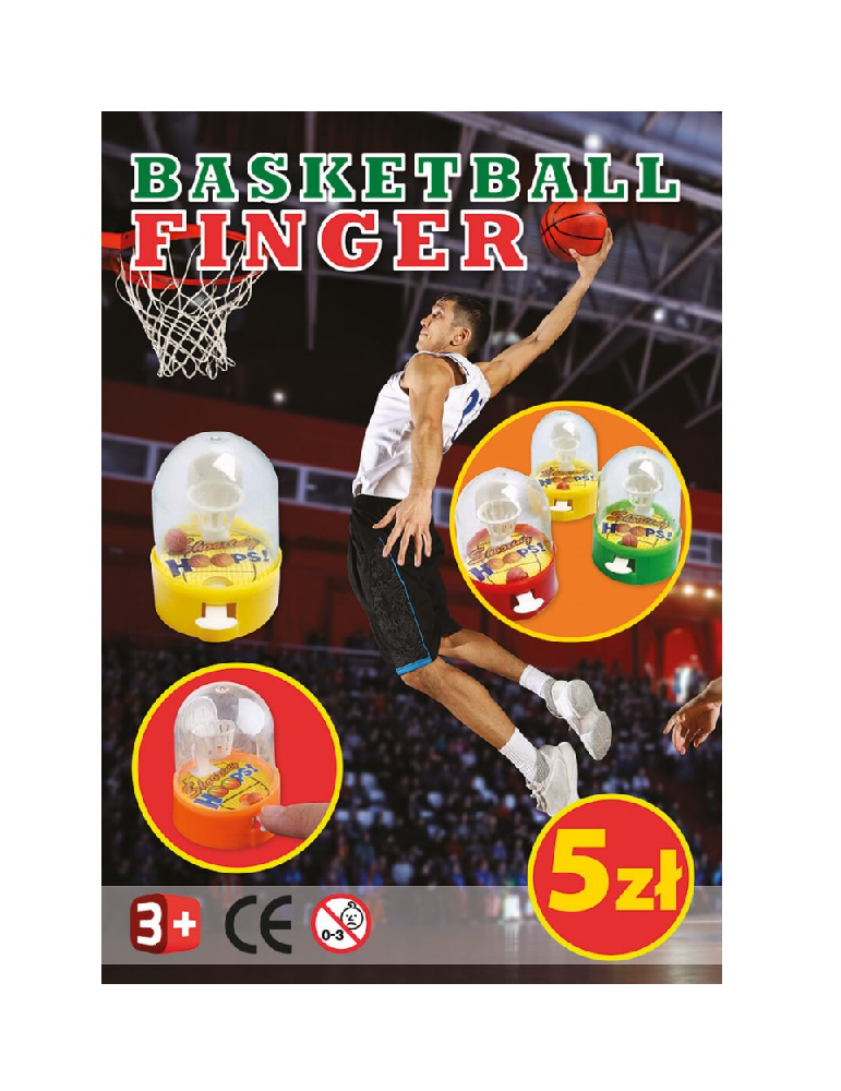 Finger Basketball 1,43zł/Szt KAPSUŁA 68mm