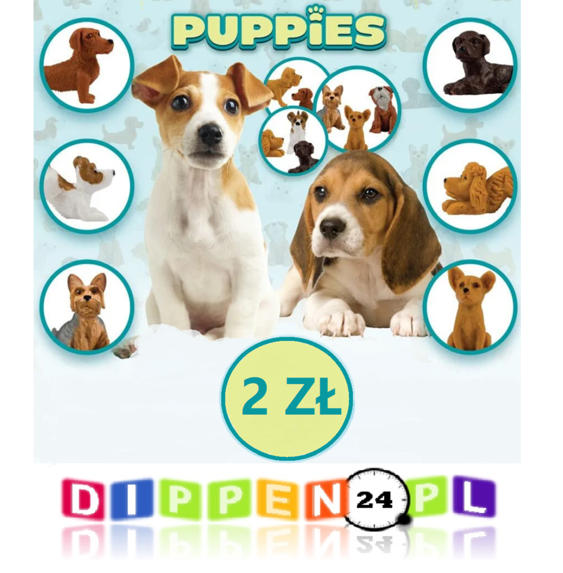 Pieski 0,51zł/szt 32mm