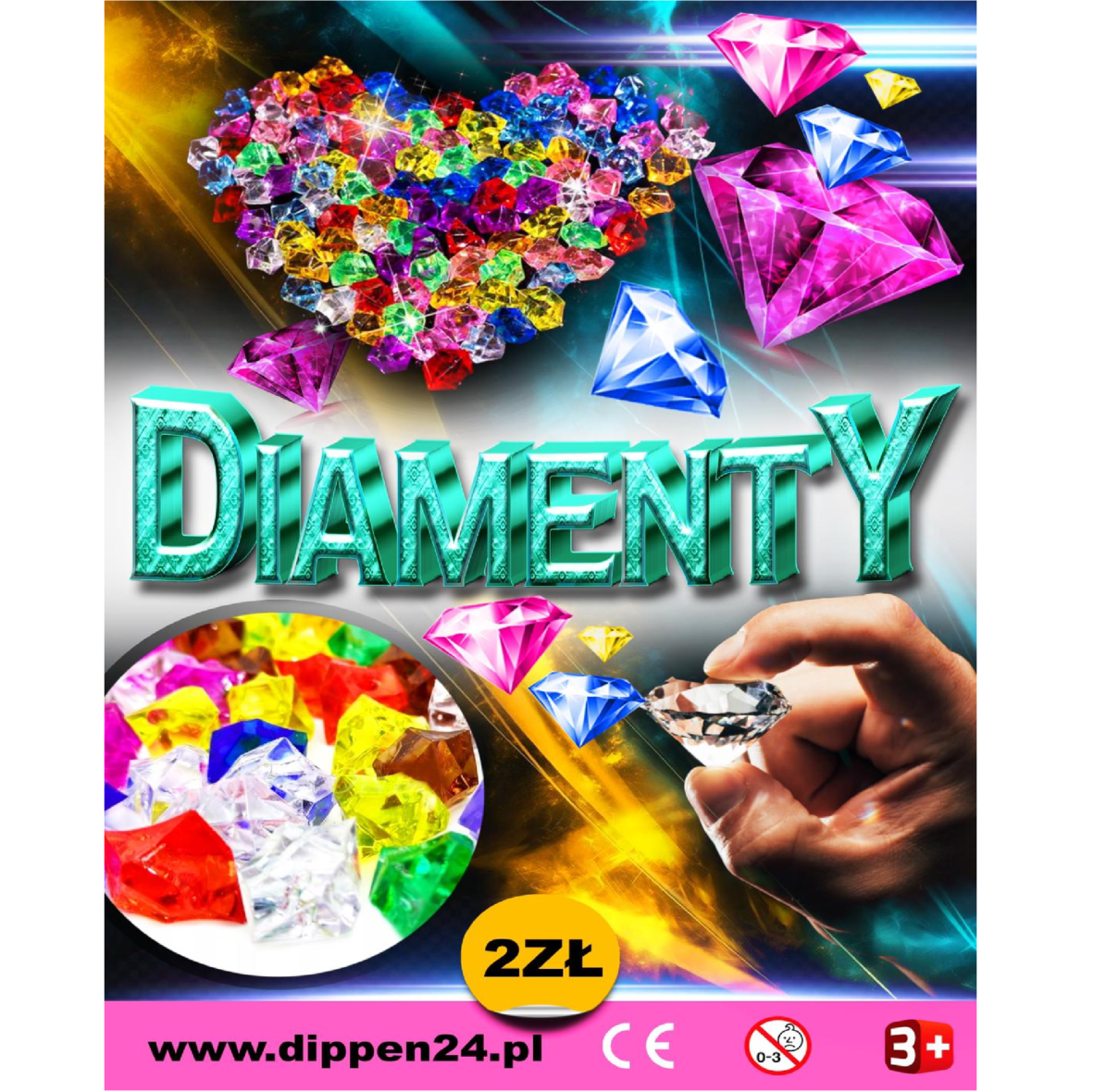 Diamenty 0,52zł/szt. 32mm