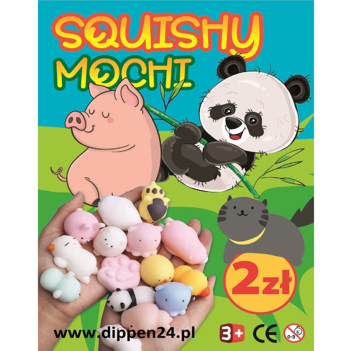 Squishy mochi 0,95zł/szt. 45mm
